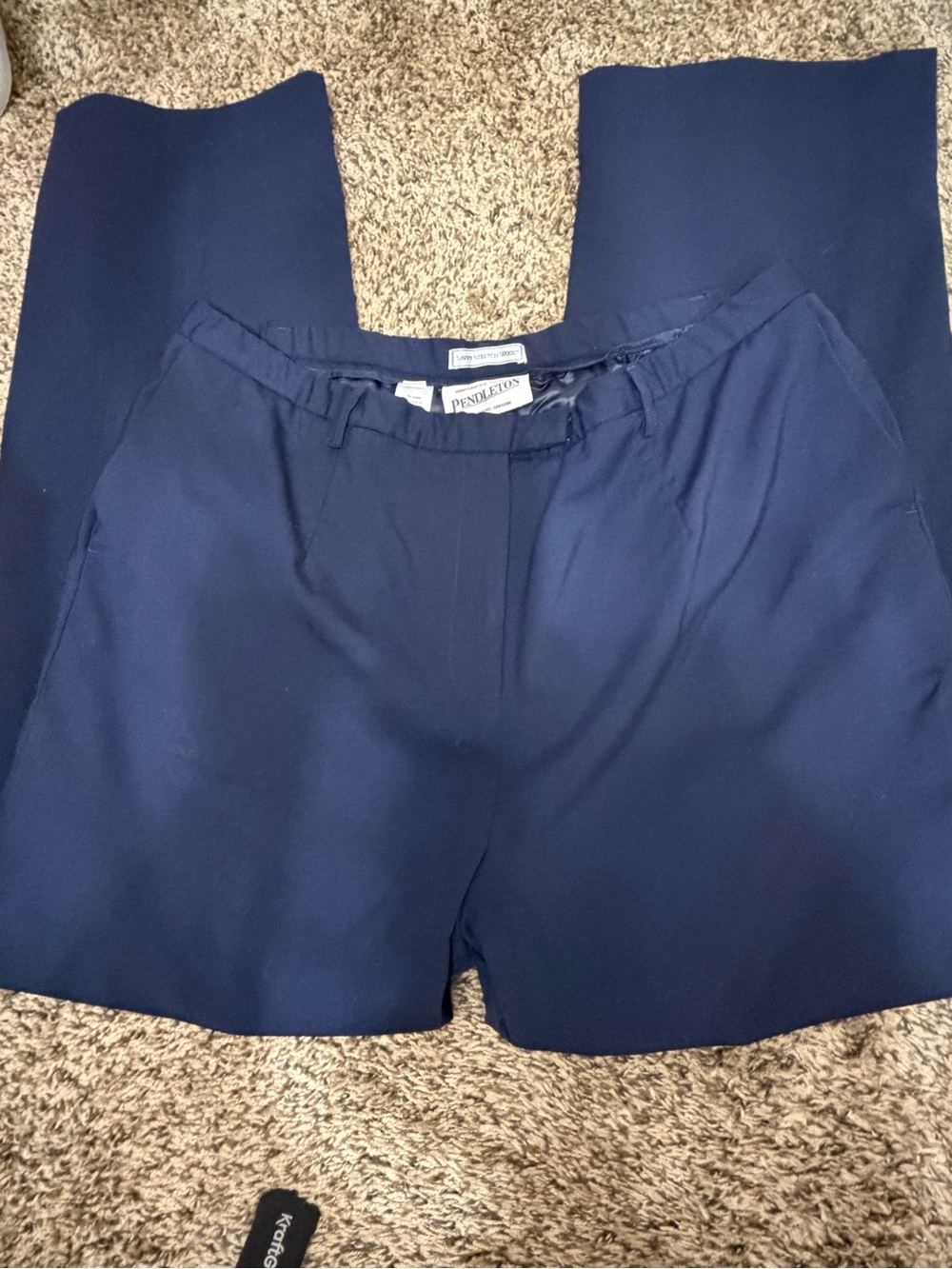 Pendleton Women’s Savvy Stretch Wool Navy Dress pants